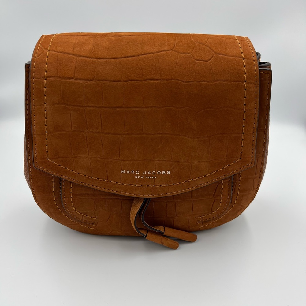 Marc Jacobs Brown Crossbody Bag with Tassel Detail